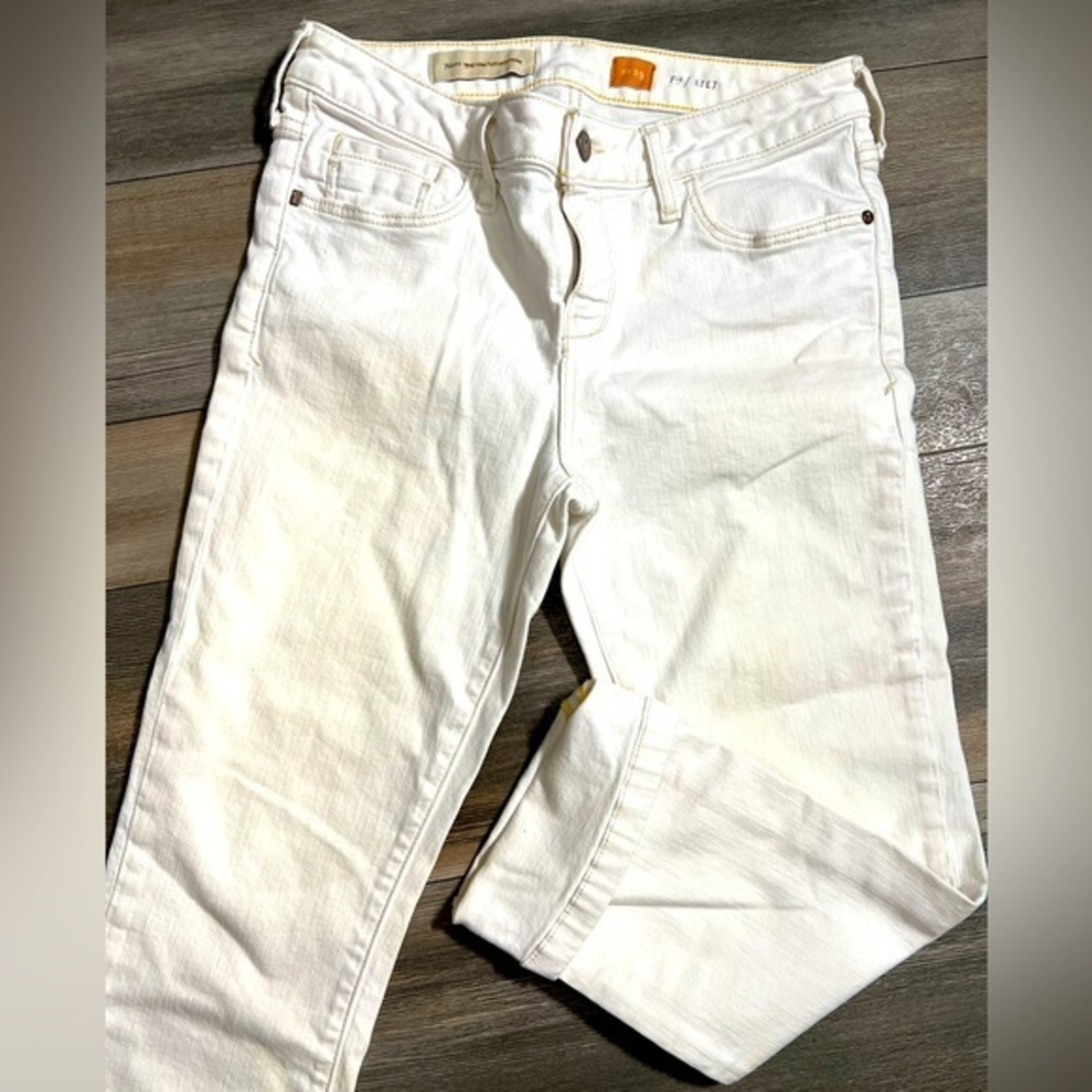 Pilcro and the Letterpress‎ Women White Jeans- 29